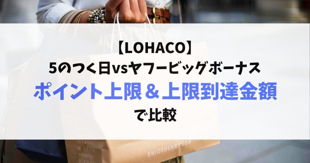 lohaco-5のつく日-ヤフービッグボーナス購入金額条件比較 (2)